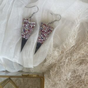 Črna eleganca s srebrom